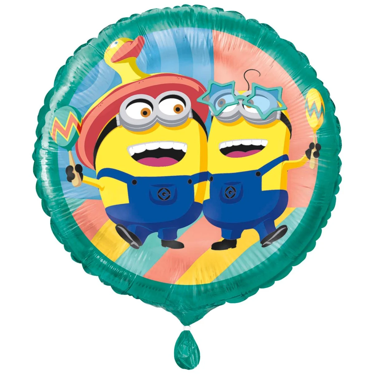 Despicable Me 4 Birthday Round Foil Balloon, 18 Inches, 1 Count