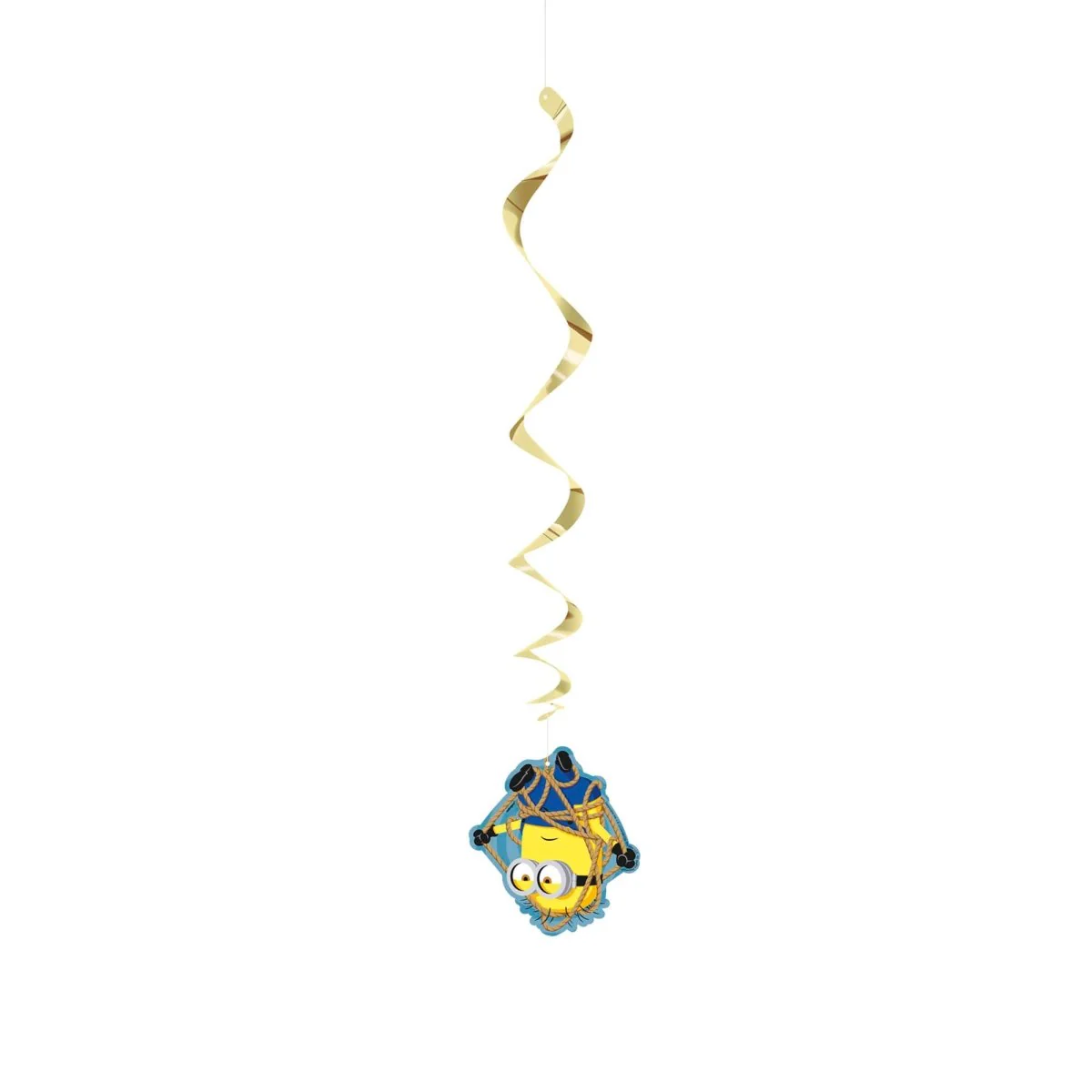 Despicable Me 4 Birthday Spiral Decoration Kit with Cutouts, 3 Count - Image 3