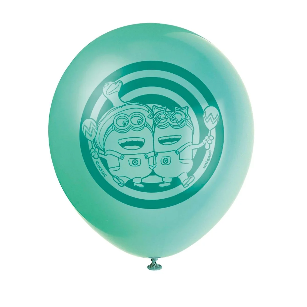 Despicable Me 4 Printed Latex Balloons, Blue, Green, Yellow and Peach, 12 inches, 8 Count - Image 3