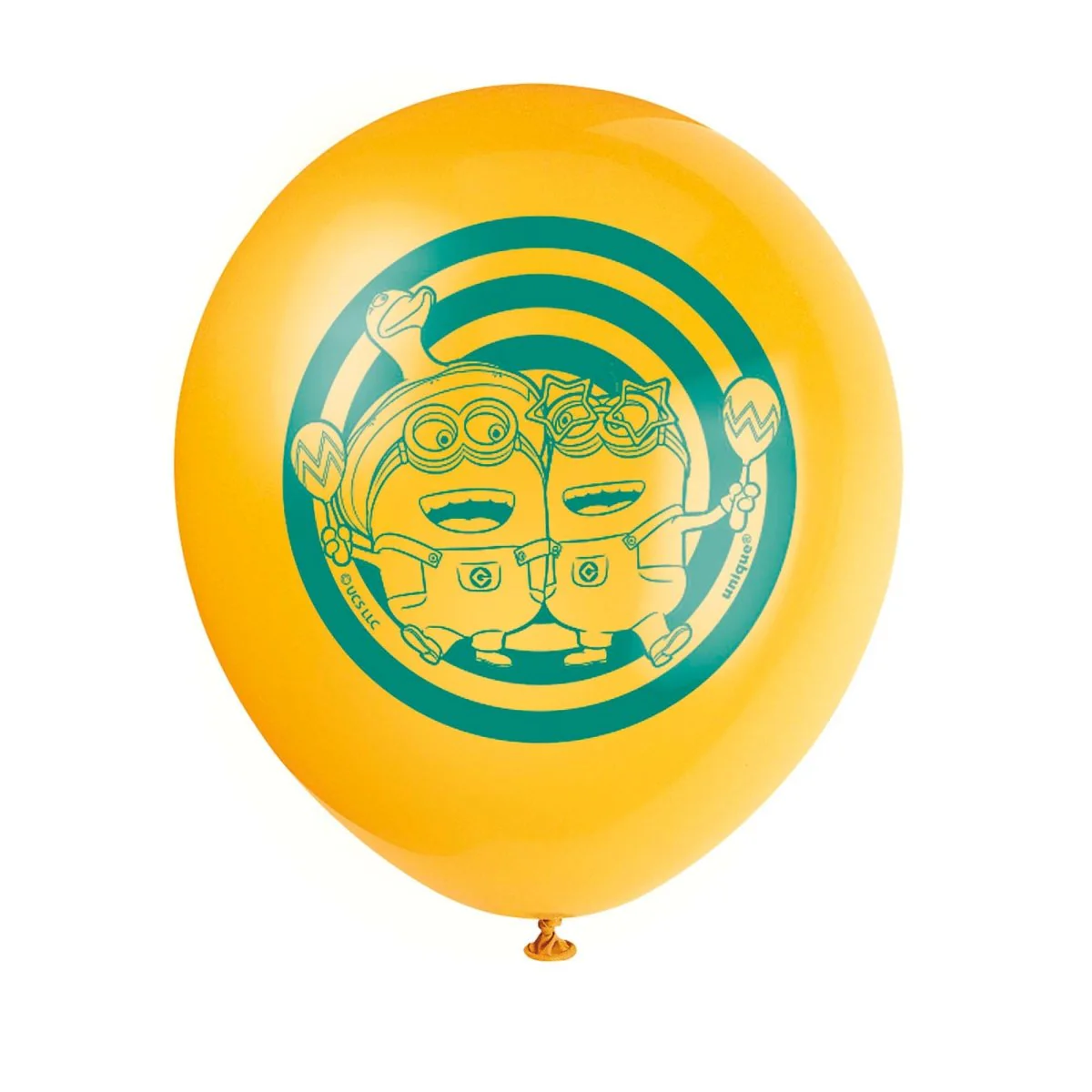 Despicable Me 4 Printed Latex Balloons, Blue, Green, Yellow and Peach, 12 inches, 8 Count - Image 4