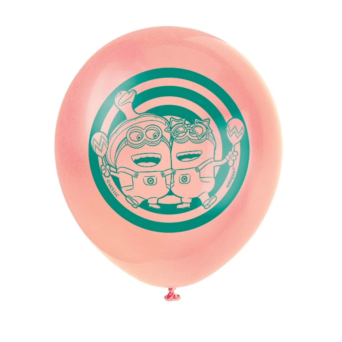 Despicable Me 4 Printed Latex Balloons, Blue, Green, Yellow and Peach, 12 inches, 8 Count - Image 5