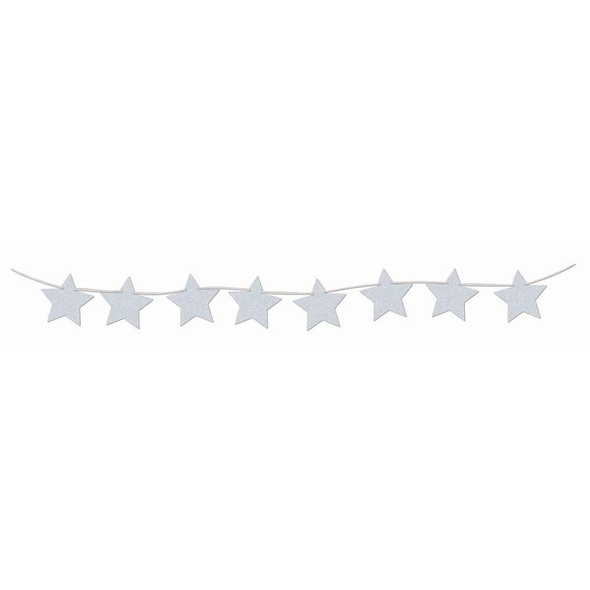 Diamond Star Banner 8ft. - Light Blue