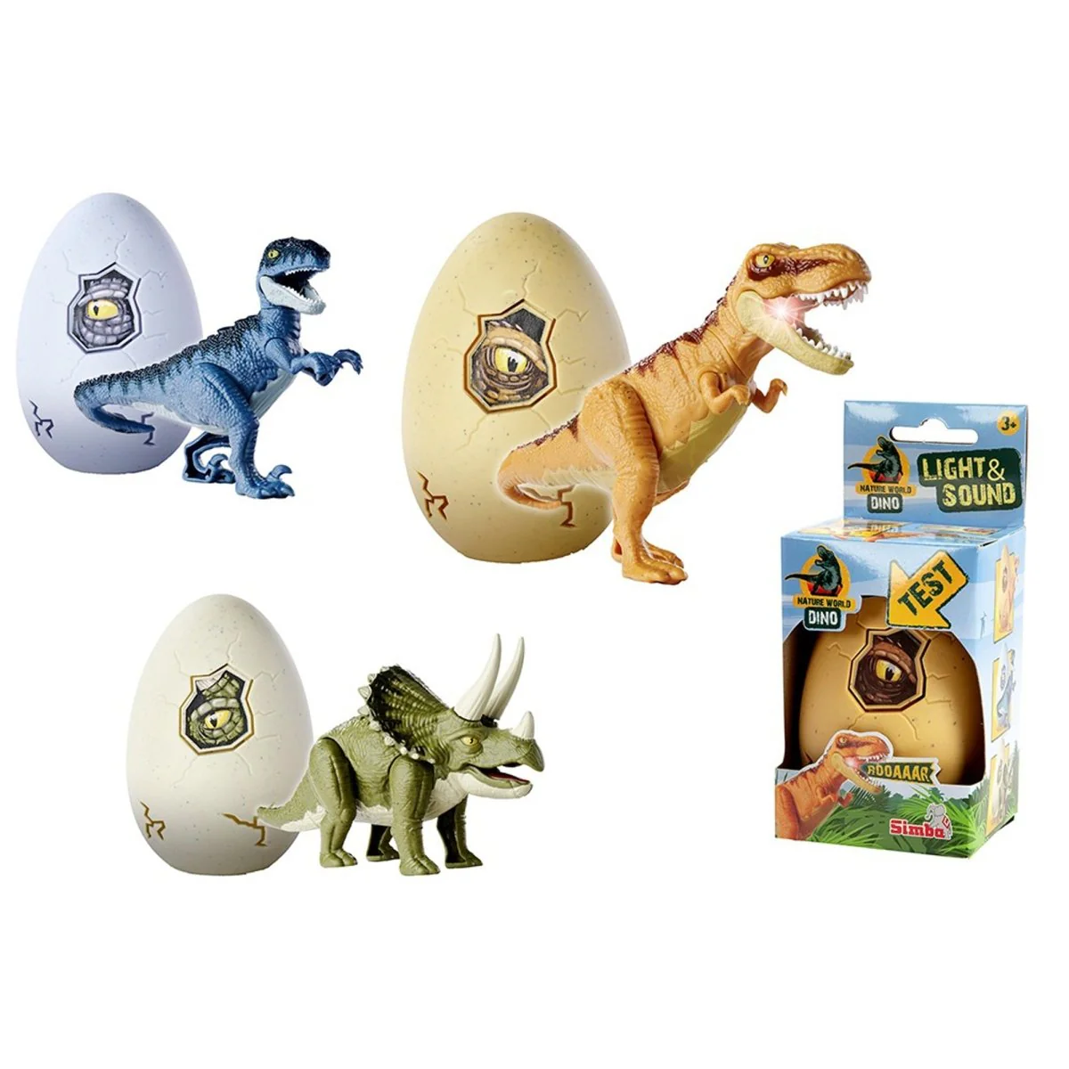 Dino Egg Light and Sound Dinosaur, Assortment, 1 Count