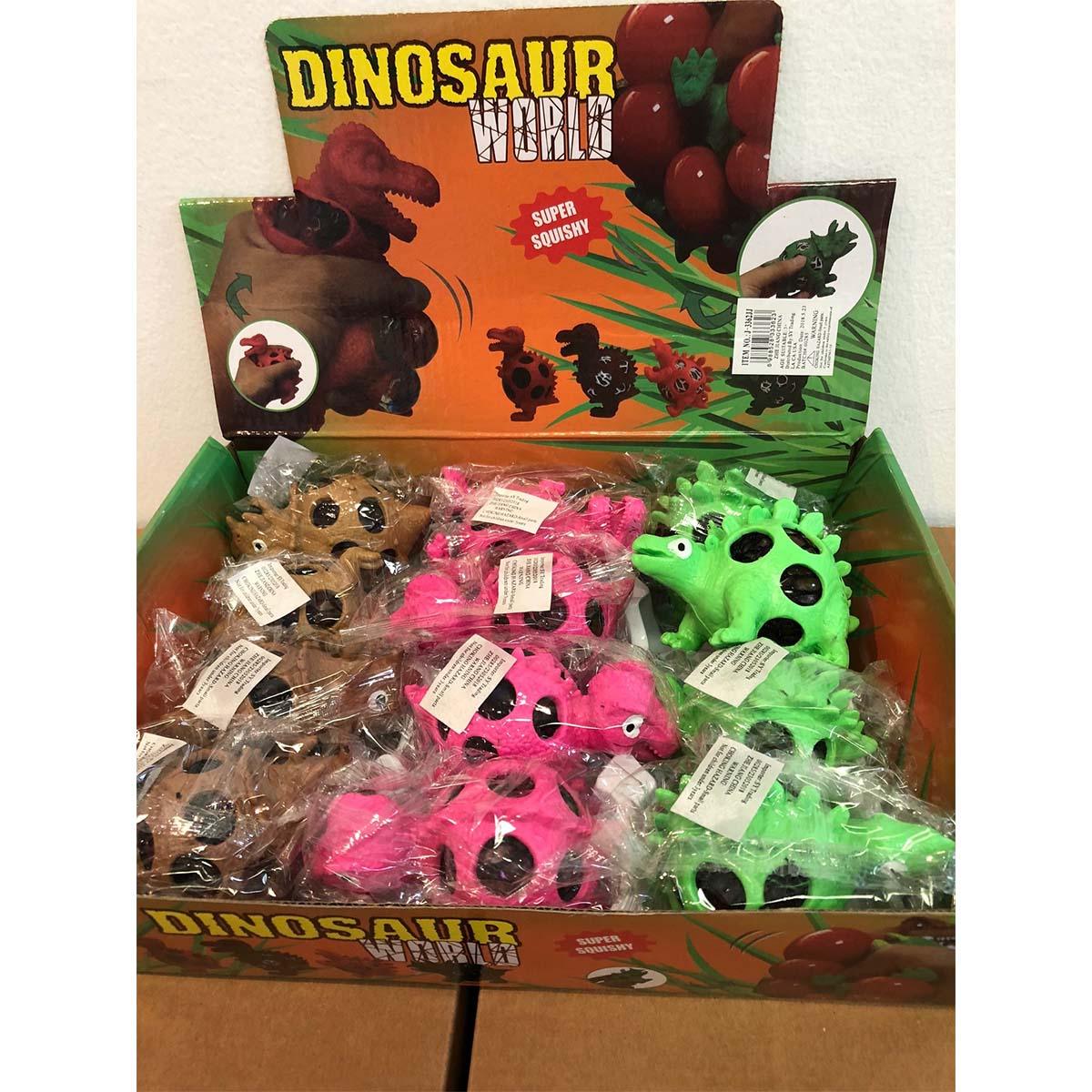 Dinosaur-shaped squeeze ball, Assortment, 1 Count