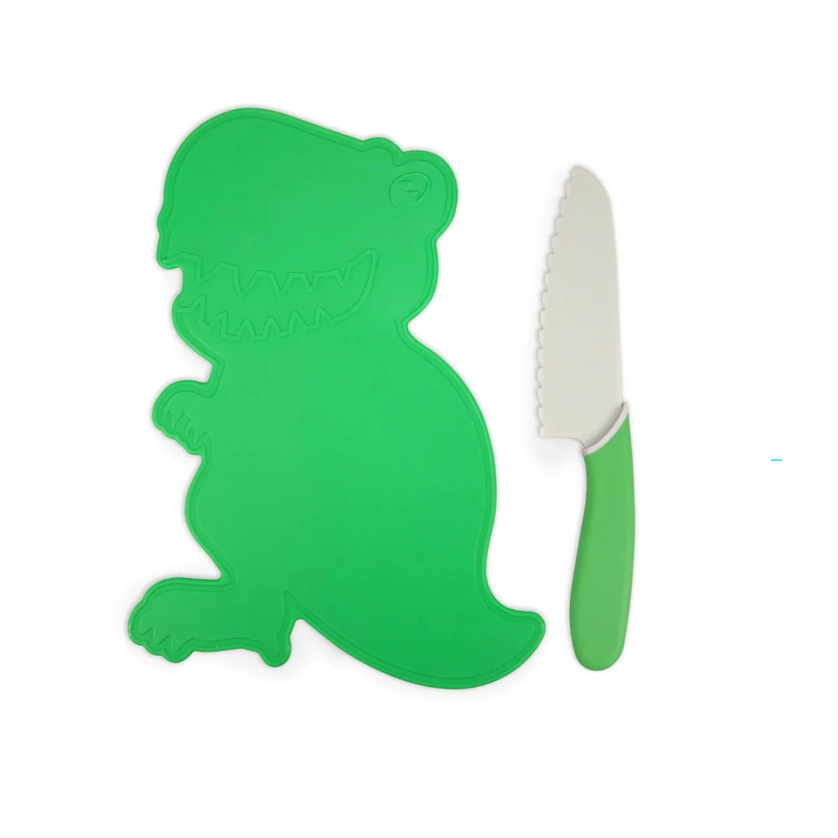 Dinosaur Cutting Board Knife Set, 1 Count - Image 2