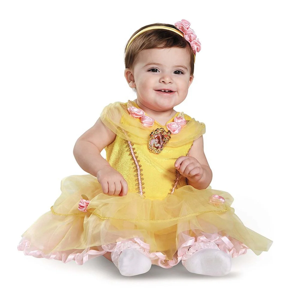 Disney Beauty and the Beast Belle Costume for Babies, Yellow Dress