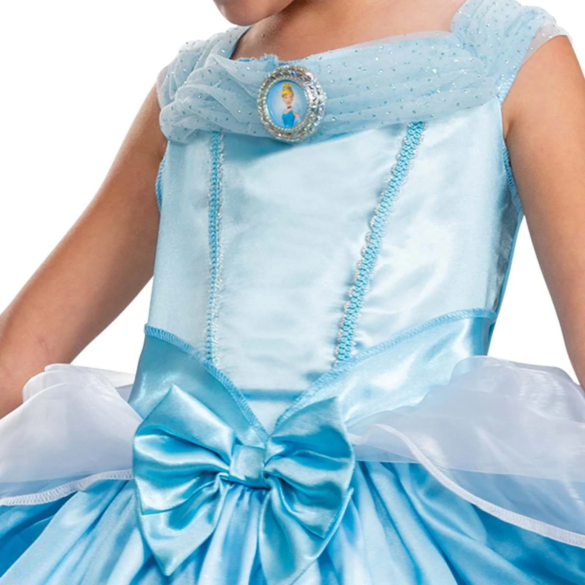 Disney Cinderella Deluxe Costume for Toddlers, Blue Dress - Image 3