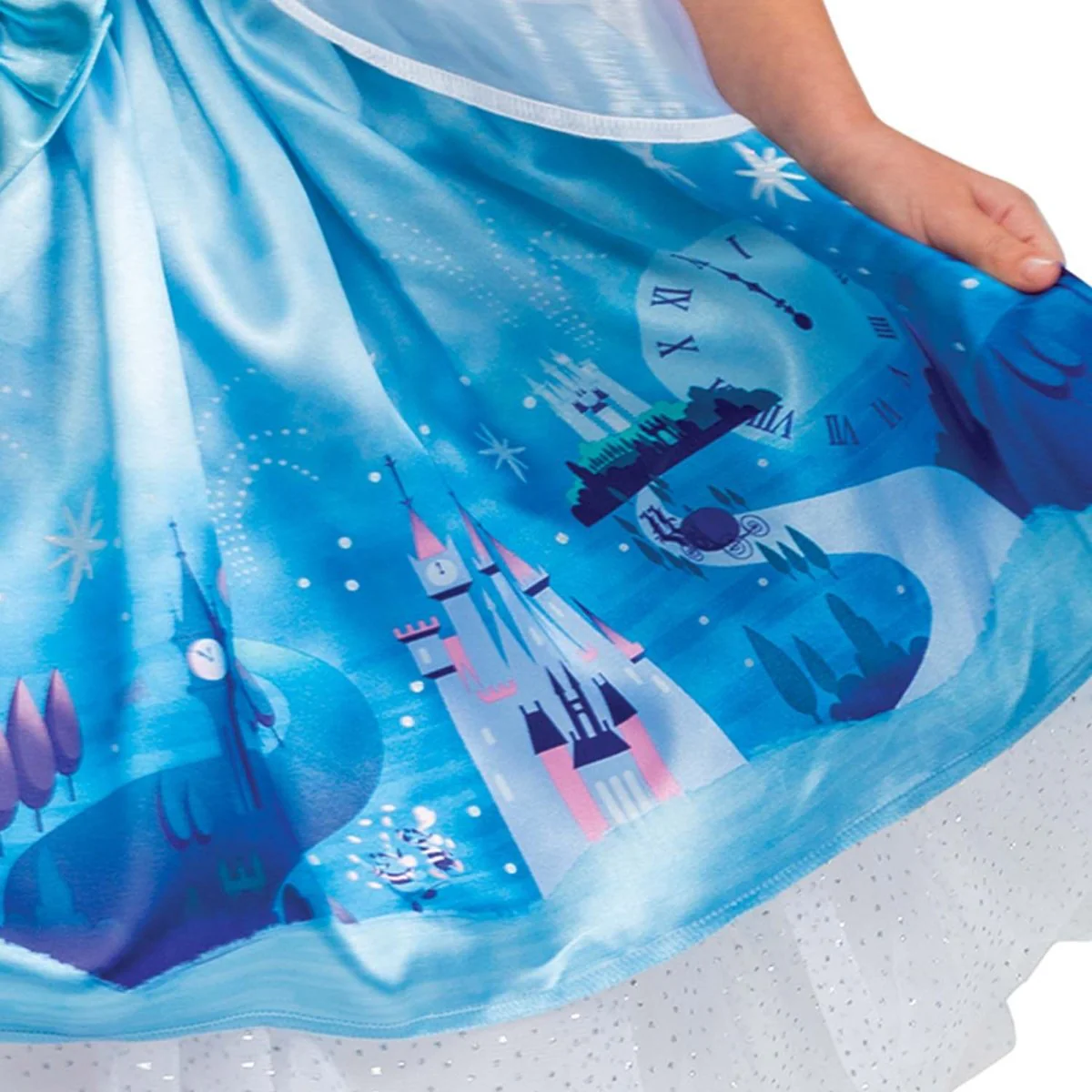 Disney Cinderella Deluxe Costume for Toddlers, Blue Dress - Image 4