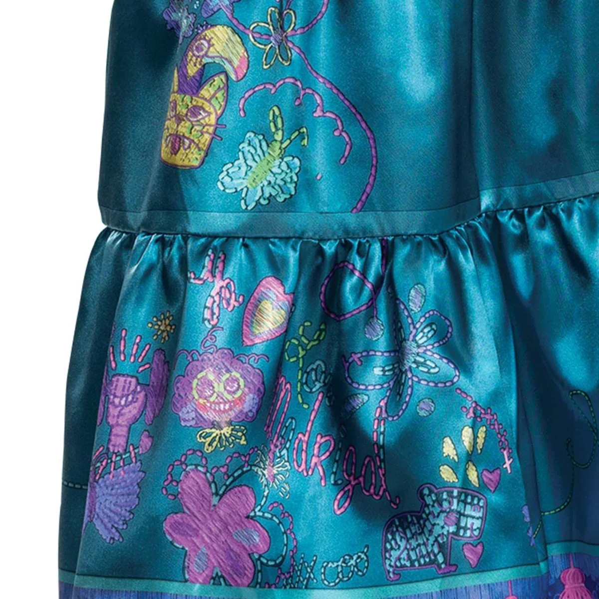 Disney Mirabel Classic Costume for Kids, Encanto, Blue Floral Dress - Image 6