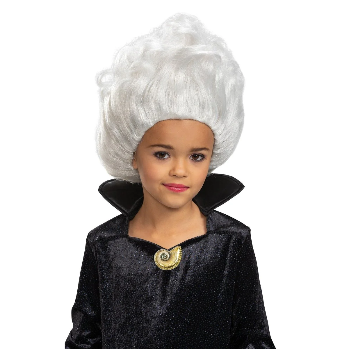 Disney Little Mermaid Ursula Wig for Kids, White Wig