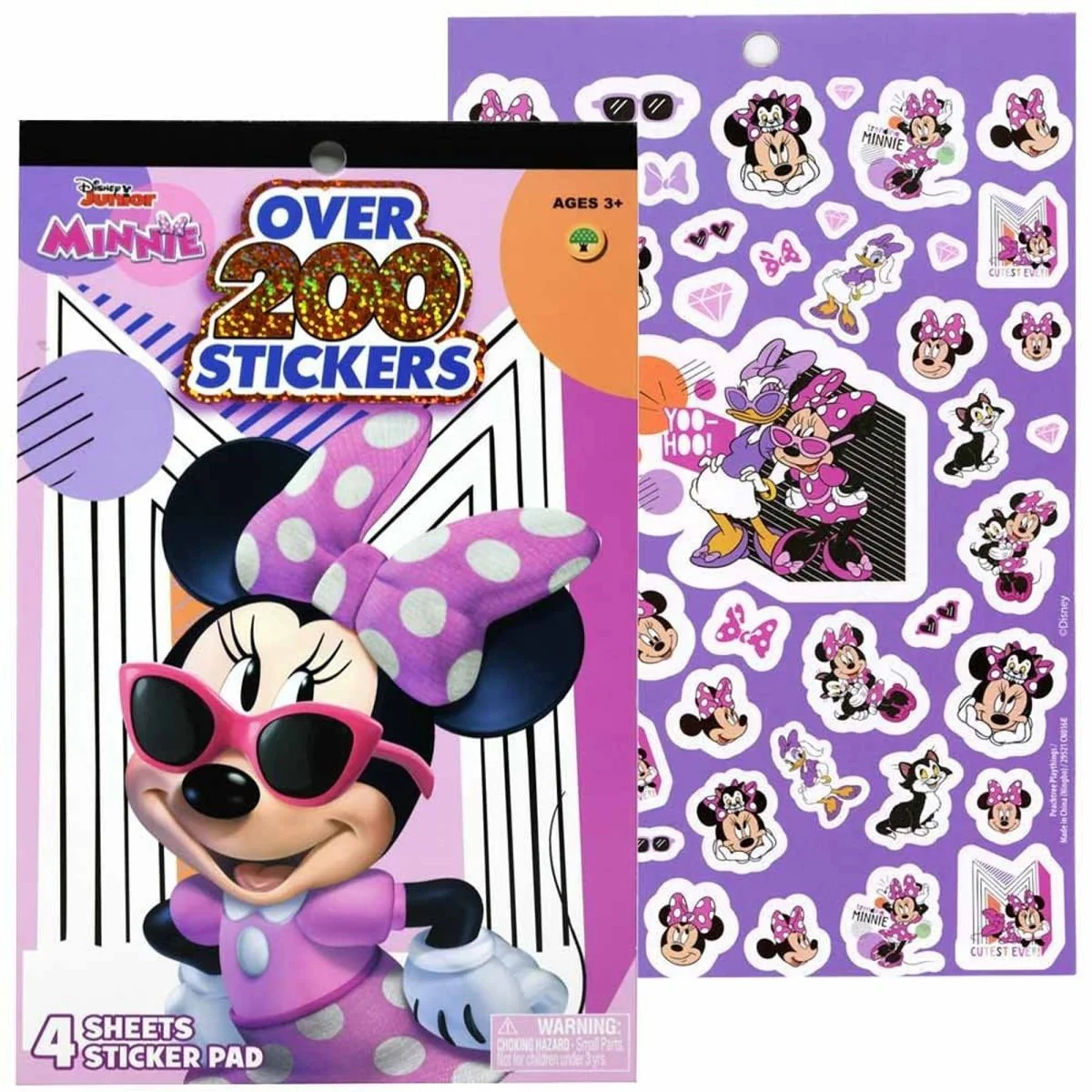 Disney Minnie Mouse Sticker Sheets, 4 Count