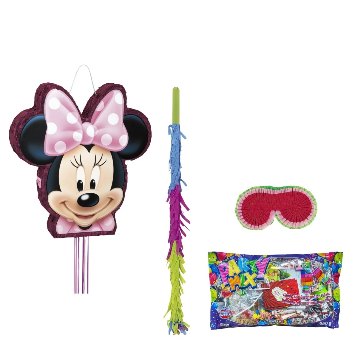 Disney Minnie Mouse Piñata Birthday Party Supplies Kit