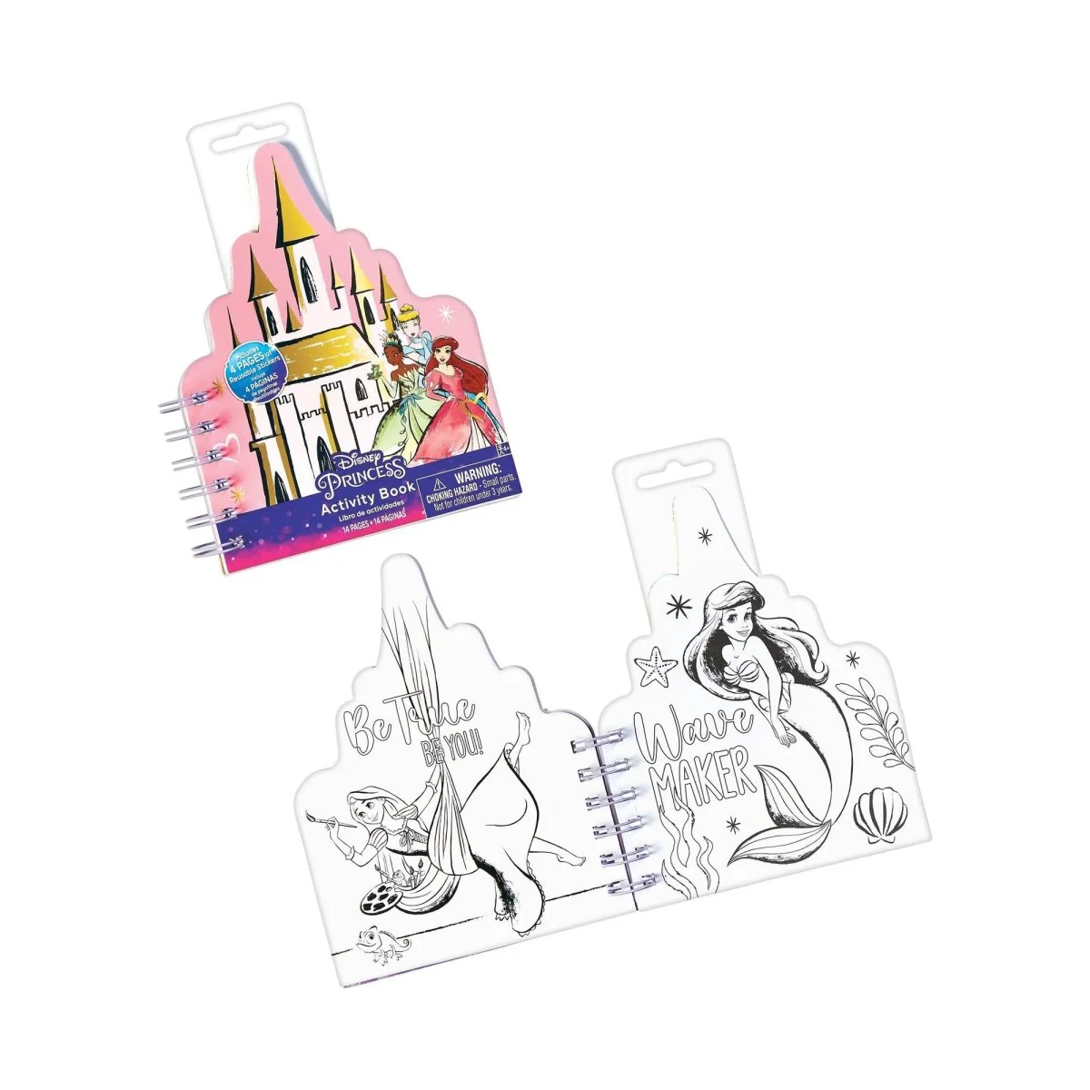 Disney Princess Sticker Activity Book, 6 7/8 x 5 1/10 Inches, 1 Count