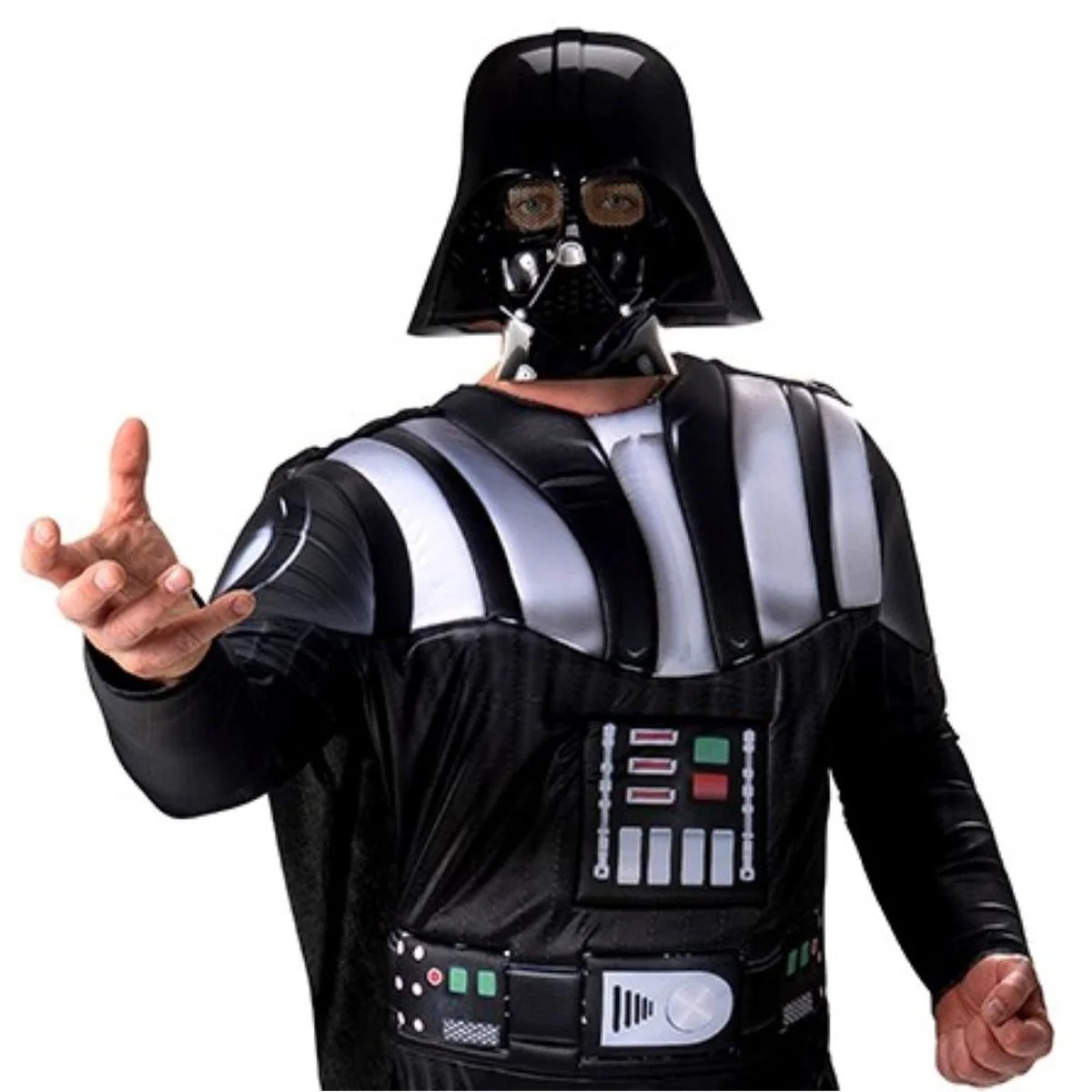 Disney Star Wars Darth Vader Costume for Adults, Padded Jumpsuit - Image 2