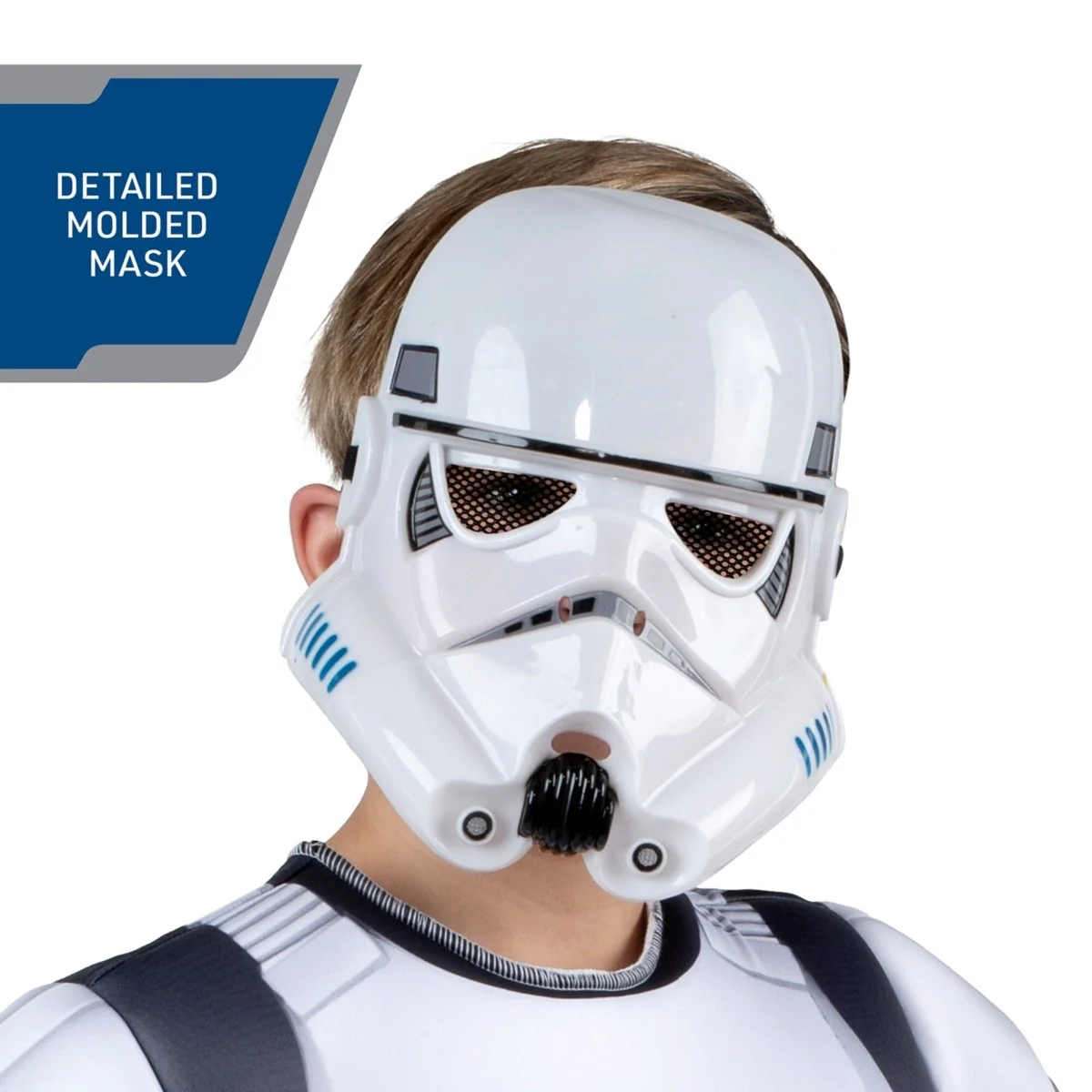 Disney Star Wars Stormtrooper Costume for Kids, White Padded Jumpsuit - Image 2