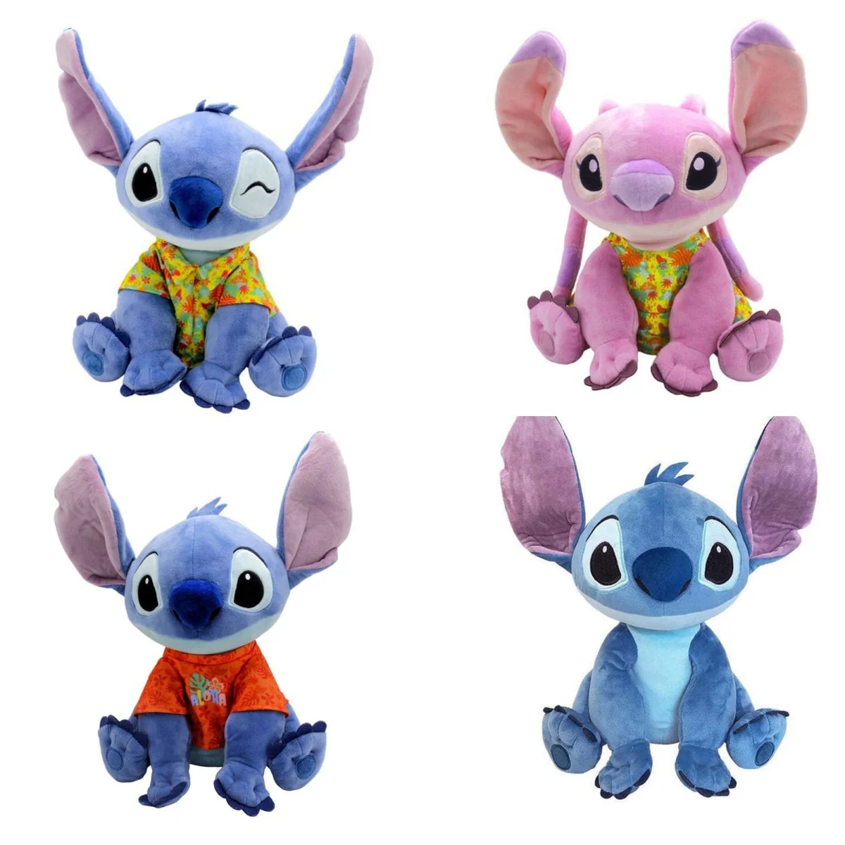 Disney Stitch Medium Hawaiian Shirt Plush, Assortment, 1 count