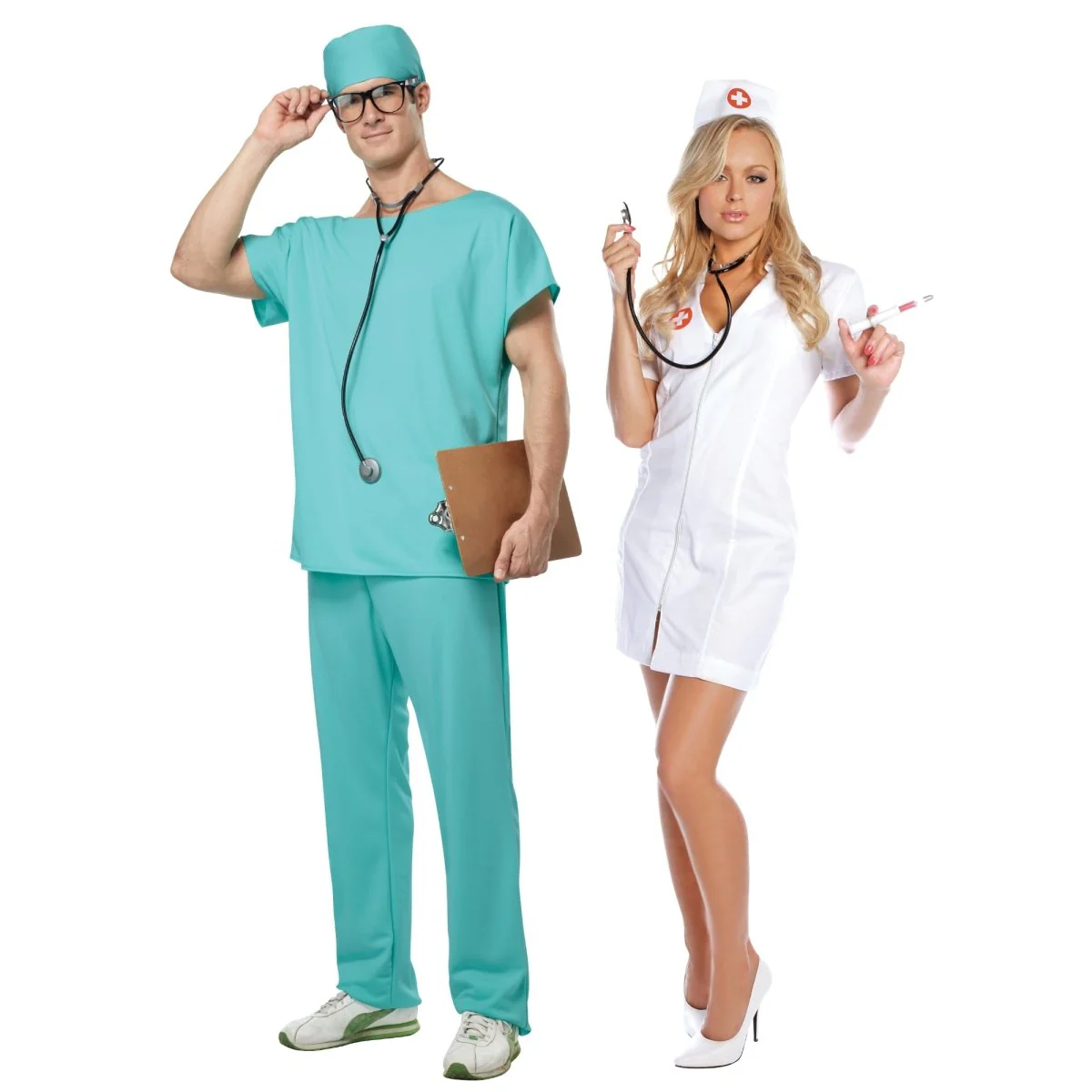Doctor and Nurse Couple Costumes