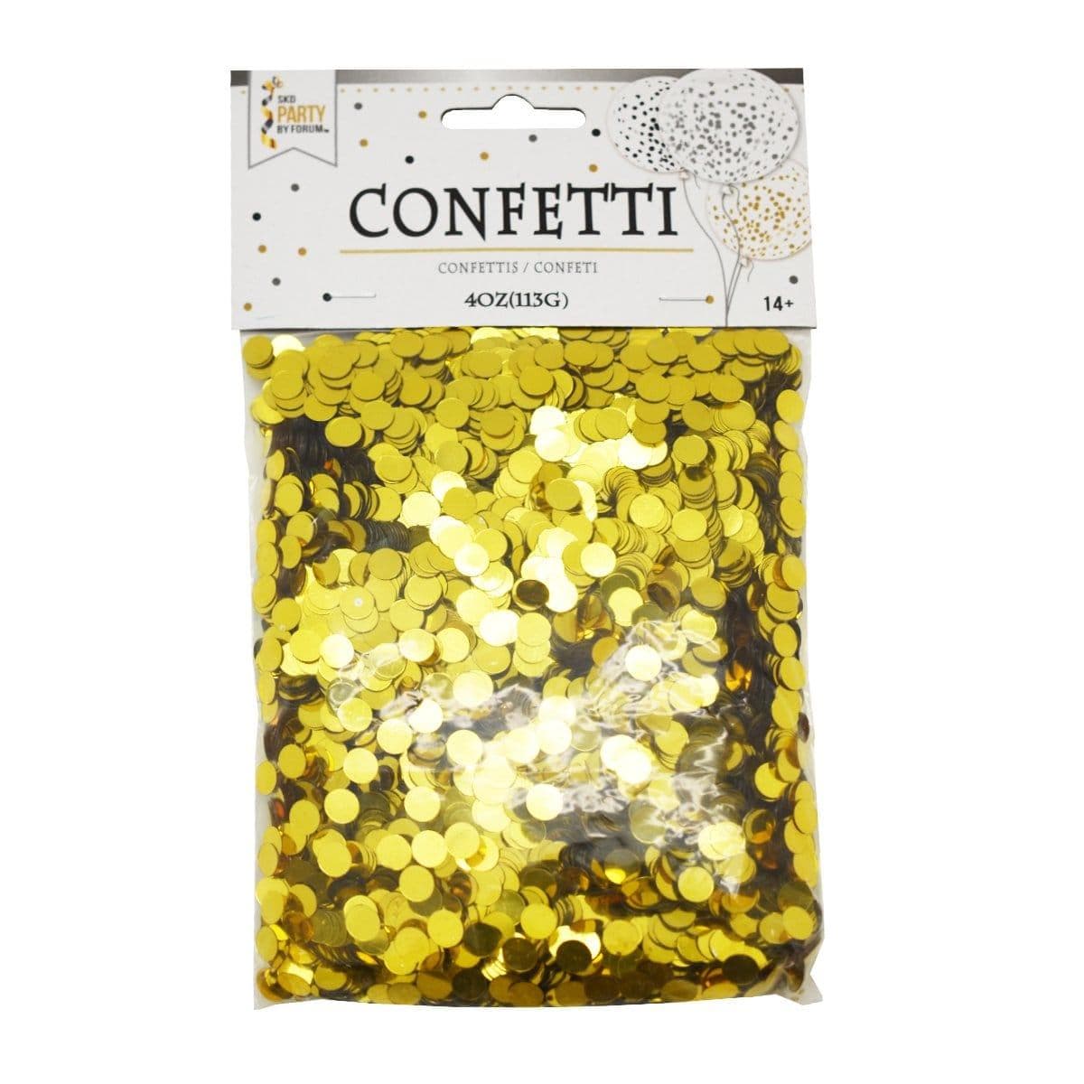 Dot Confetti 4 Oz. - Gold