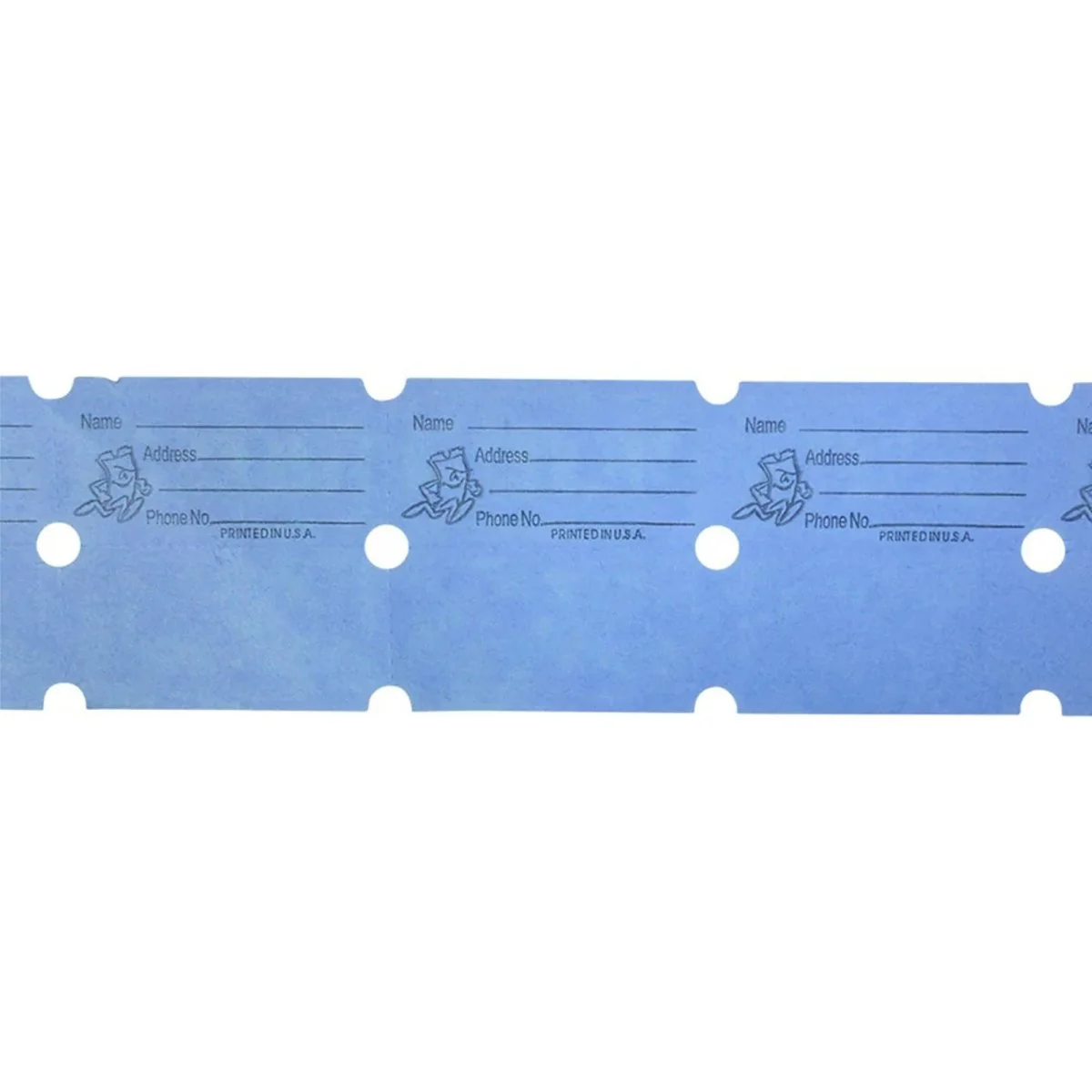 Double Ticket Roll, Blue, 2000 Count - Image 4