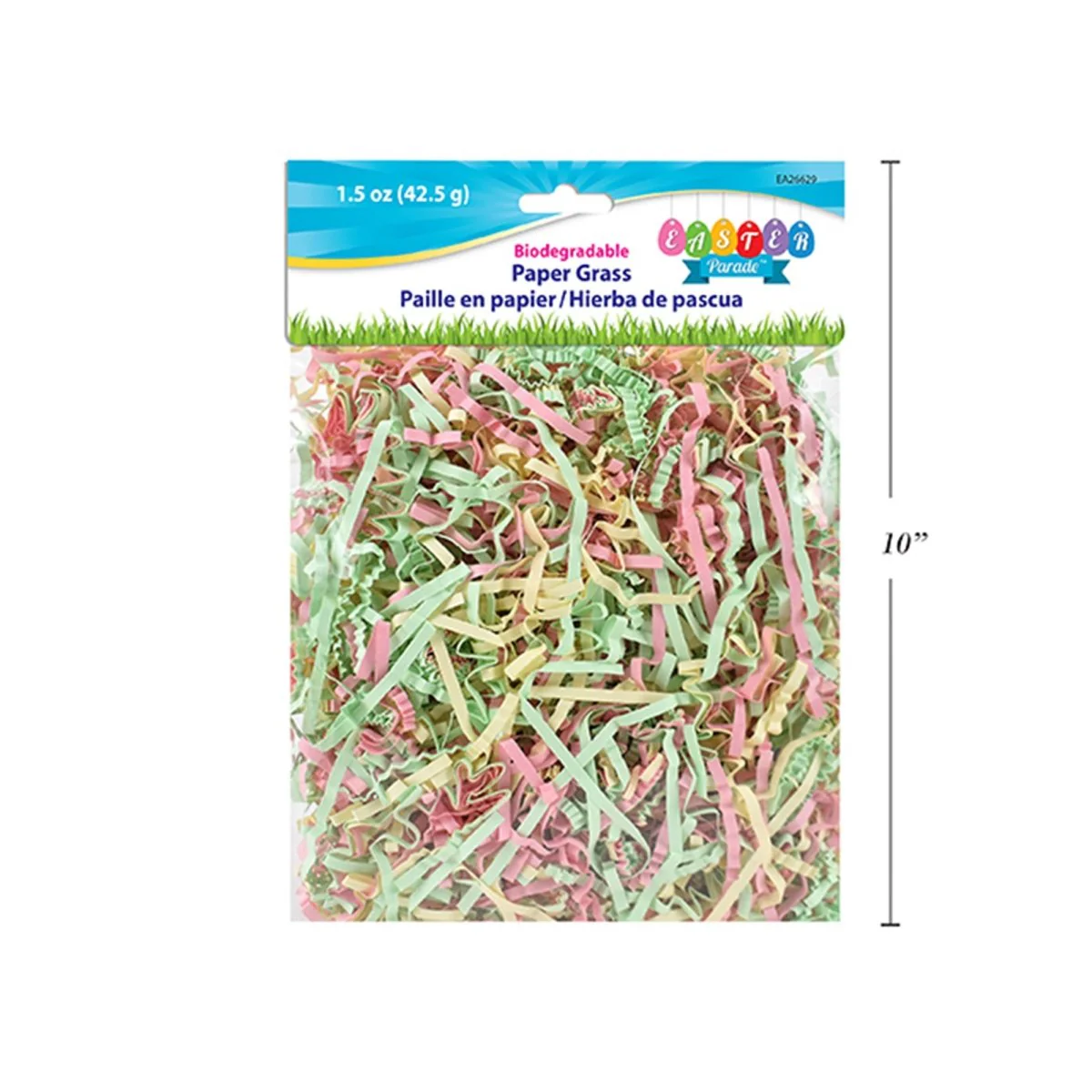 Easter Pastel Paper Grass, 1.5 Oz, 1 Count