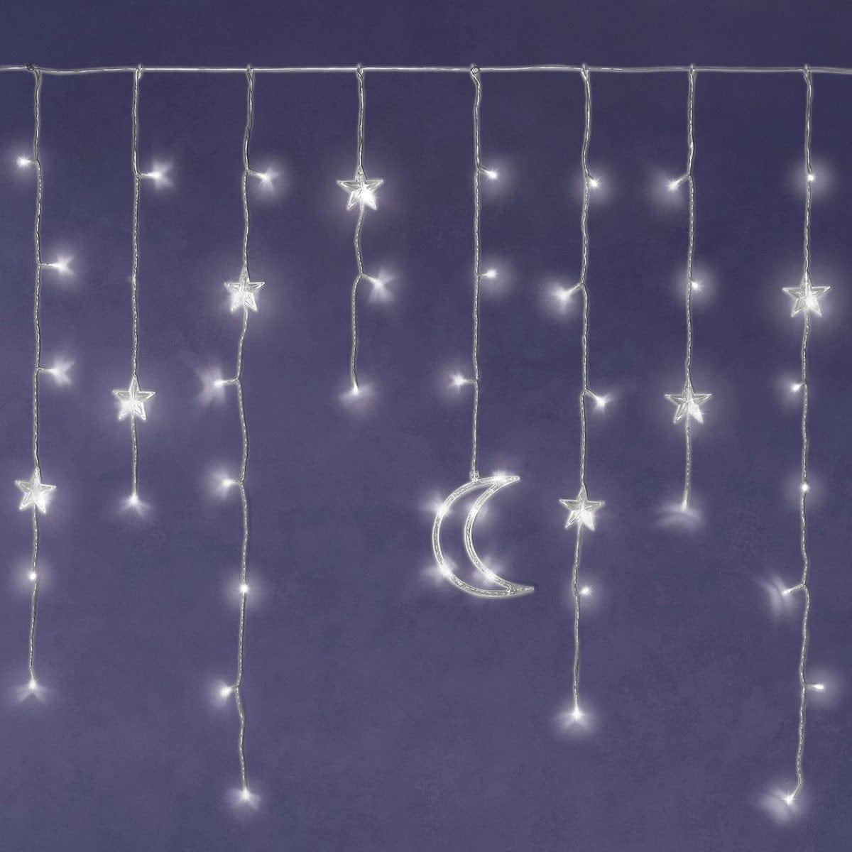 Eid Celebration LED Lighted Star and Moon Decoration