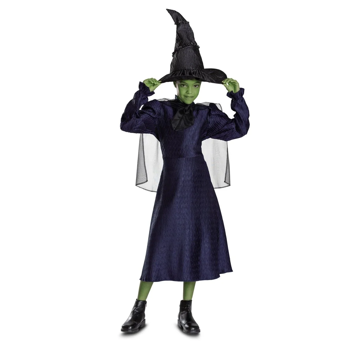 Elphaba Classic Costume for Kids, Wicked, Dress, Cape and Hat