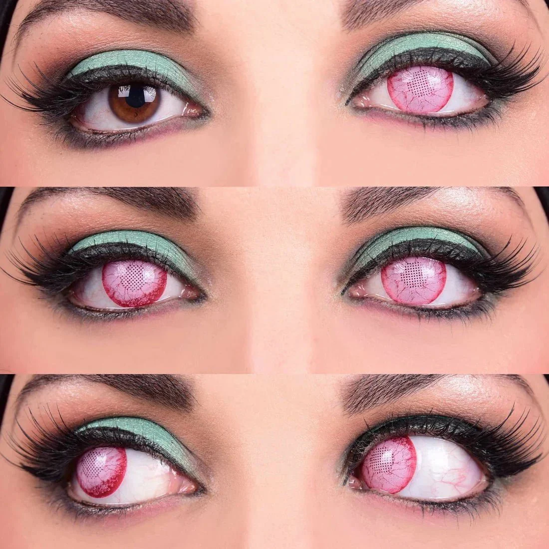 PRIMAL® Embryo - Cosplay Pink Coloured Contact Lenses, 3 Month Usage - Image 4