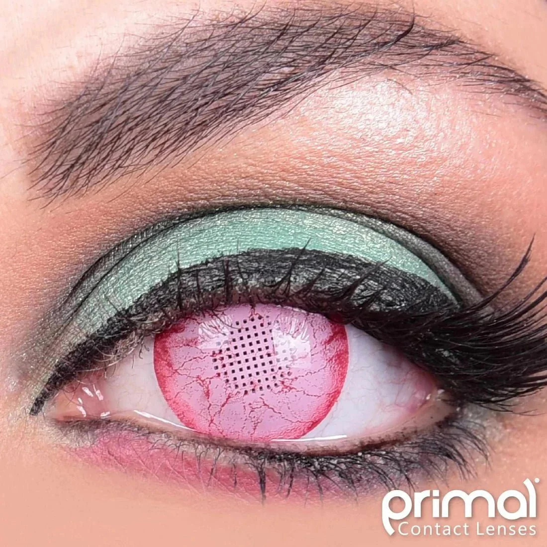 PRIMAL® Embryo - Cosplay Pink Coloured Contact Lenses, 3 Month Usage - Image 5