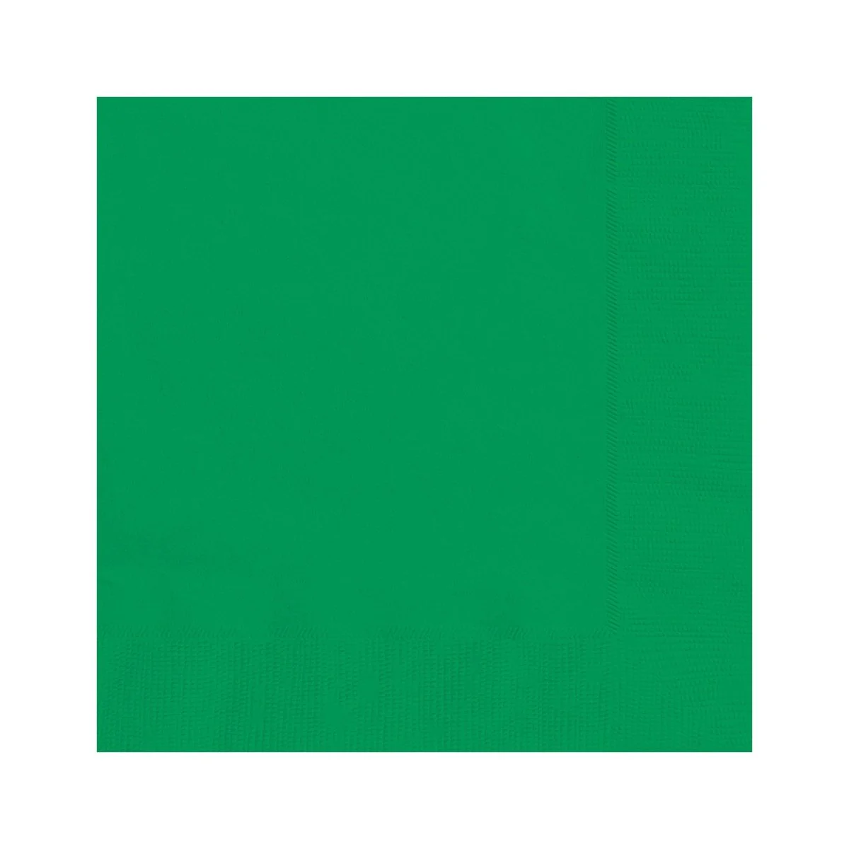 Emerald Green Small Beverage Napkins, 40 Count