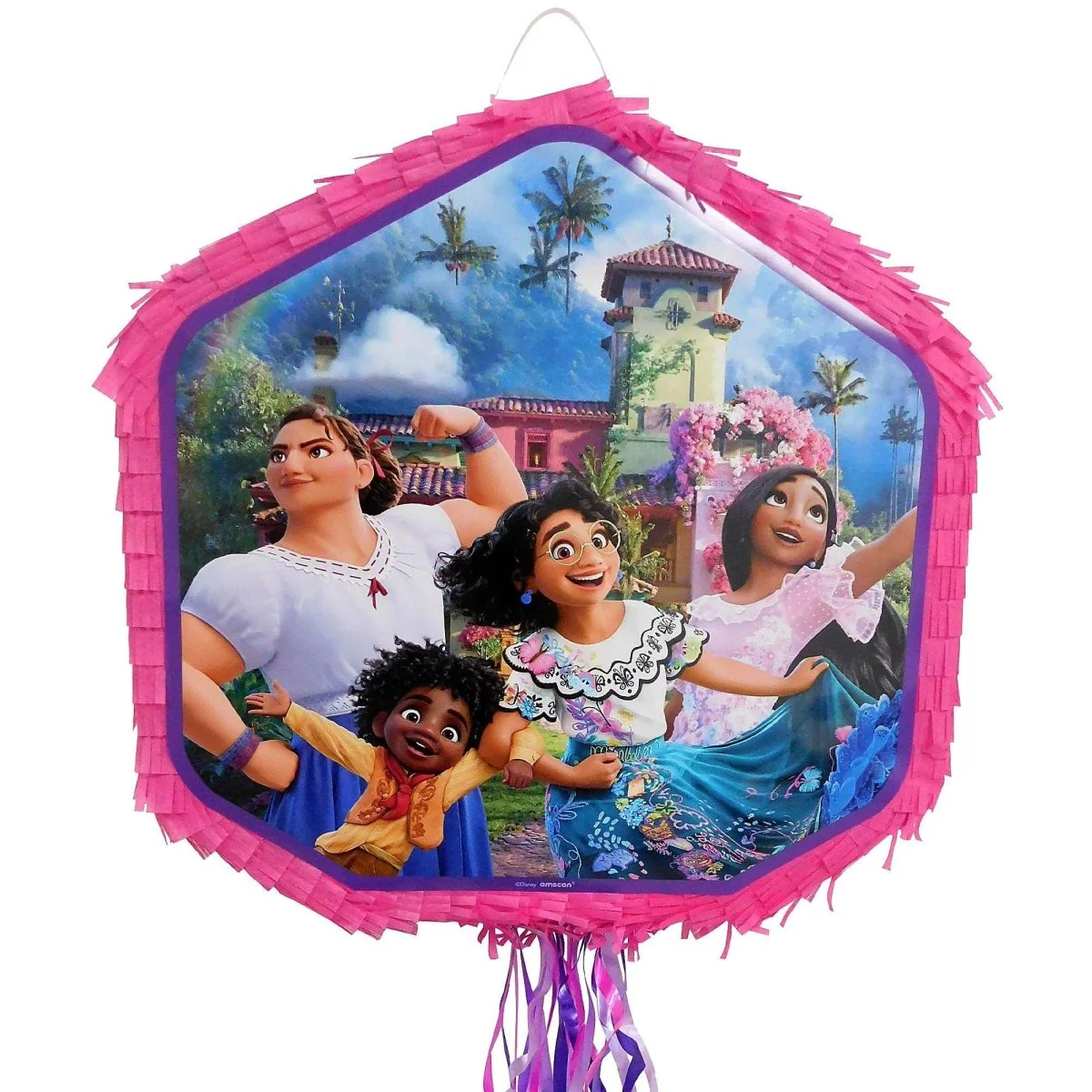 Disney Encanto Pink PiƱata, 18 x 17 1/2 Inches, 1 Count