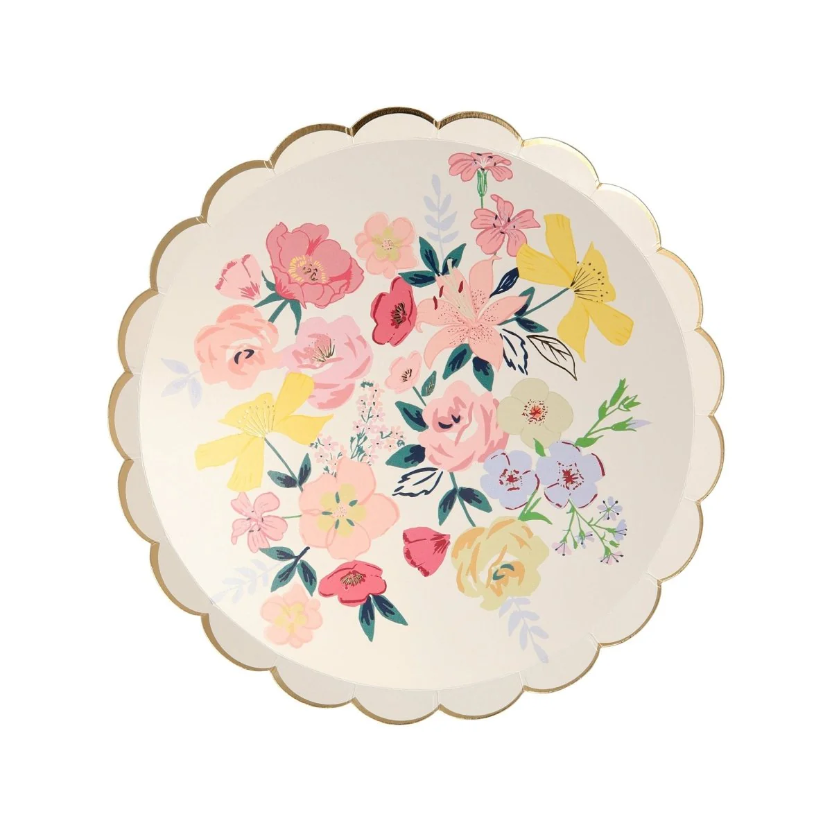 English Garden Large Lunch Paper Plates, 8.5 Inches, 8 Count - Image 3