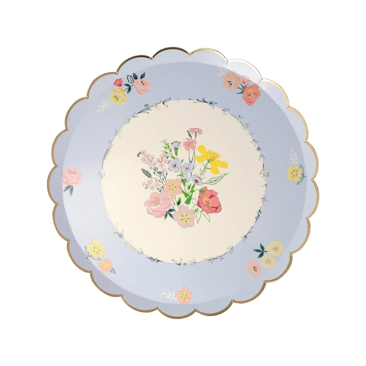 English Garden Large Lunch Paper Plates, 8.5 Inches, 8 Count - Image 4