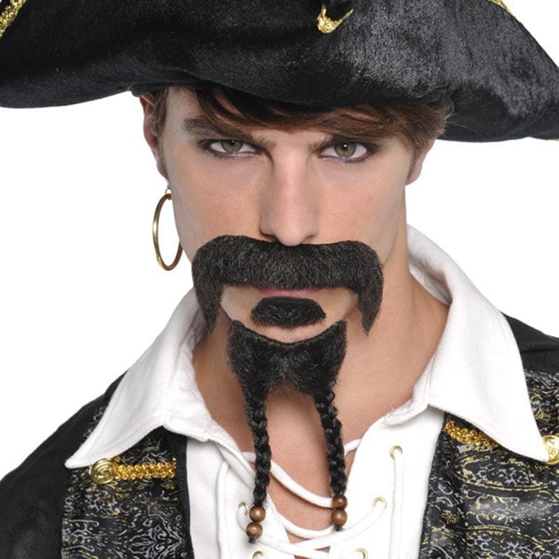 Pirate facial hair set
