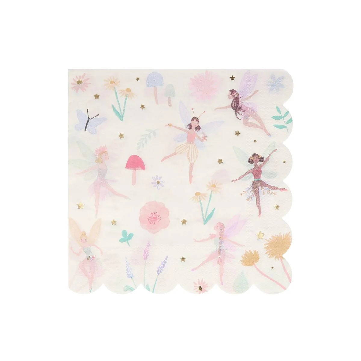 Fairy Large Lunch Napkins, 16 Count