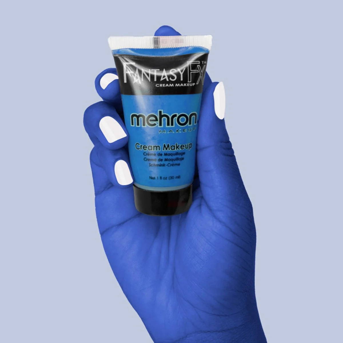 Mehron Fantasy FX blue cream makeup tube, 1 ounce - Image 2
