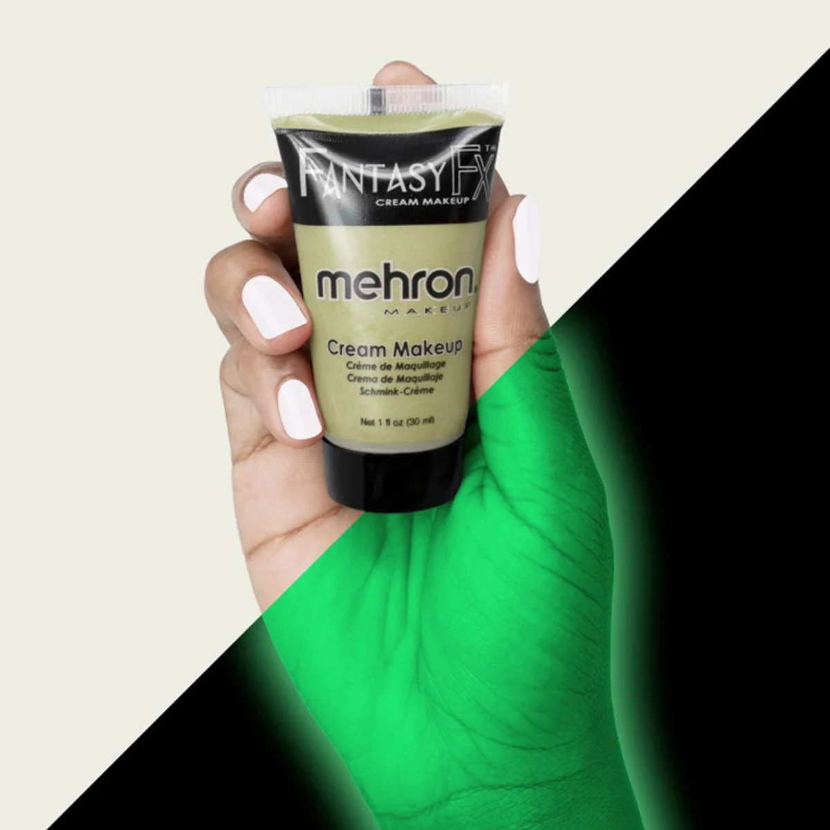 Mehron Fantasy FX glow in the dark cream makeup tube, 1 ounce - Image 2
