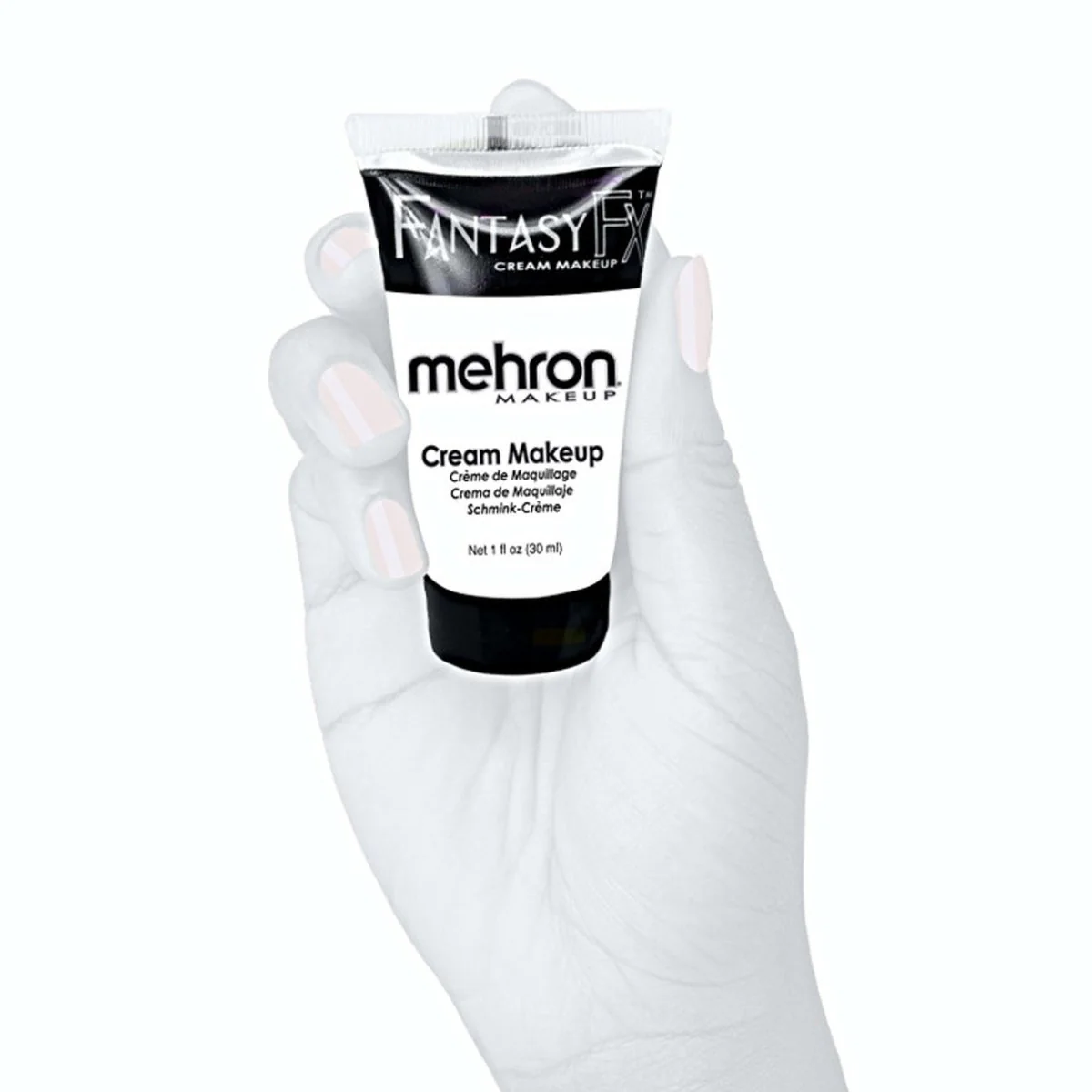 Mehron Fantasy FX white cream makeup tube, 1 ounce - Image 3