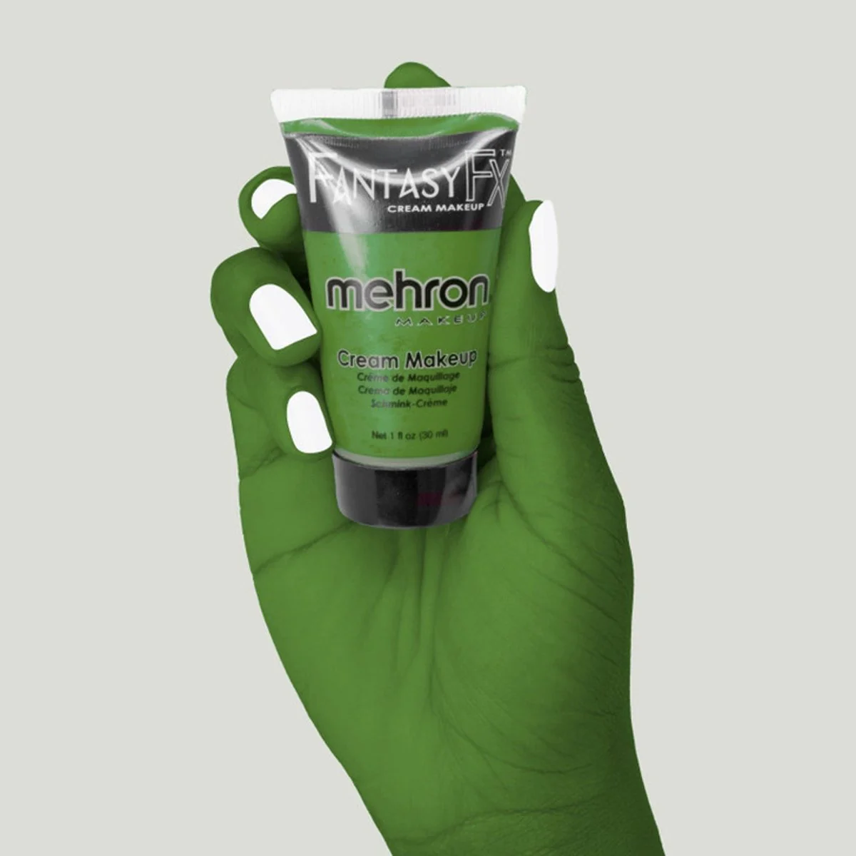 Mehron Fantasy FX green cream makeup tube, 1 ounce - Image 3
