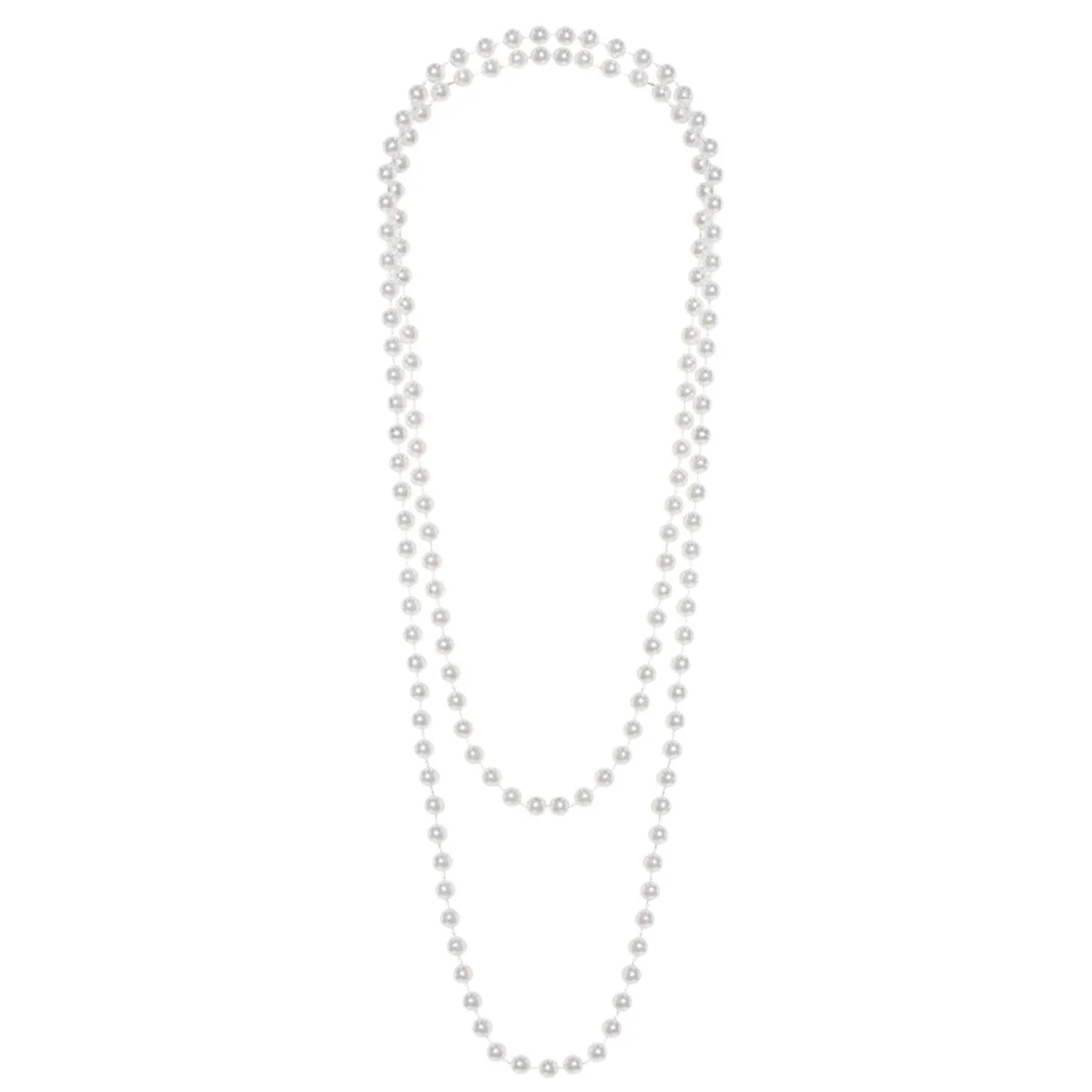 Faux pearl necklace