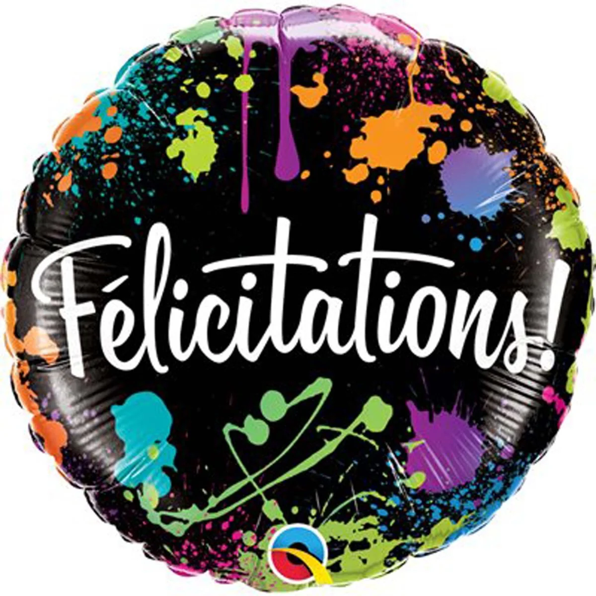 "Félicitations" Round Foil Balloon, 18 Inches, 1 Count
