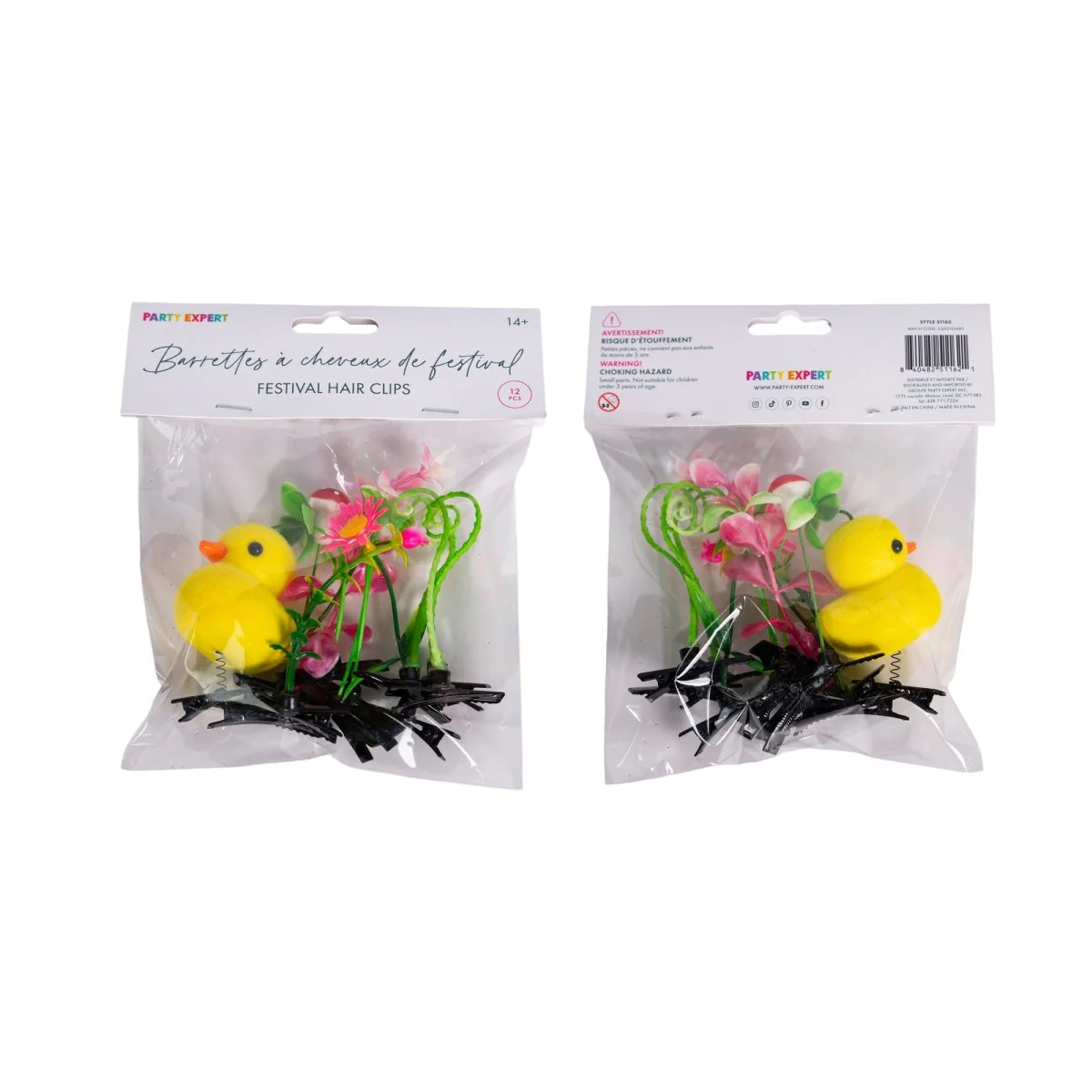 Festival Hair Clip, 12 Count - Image 2