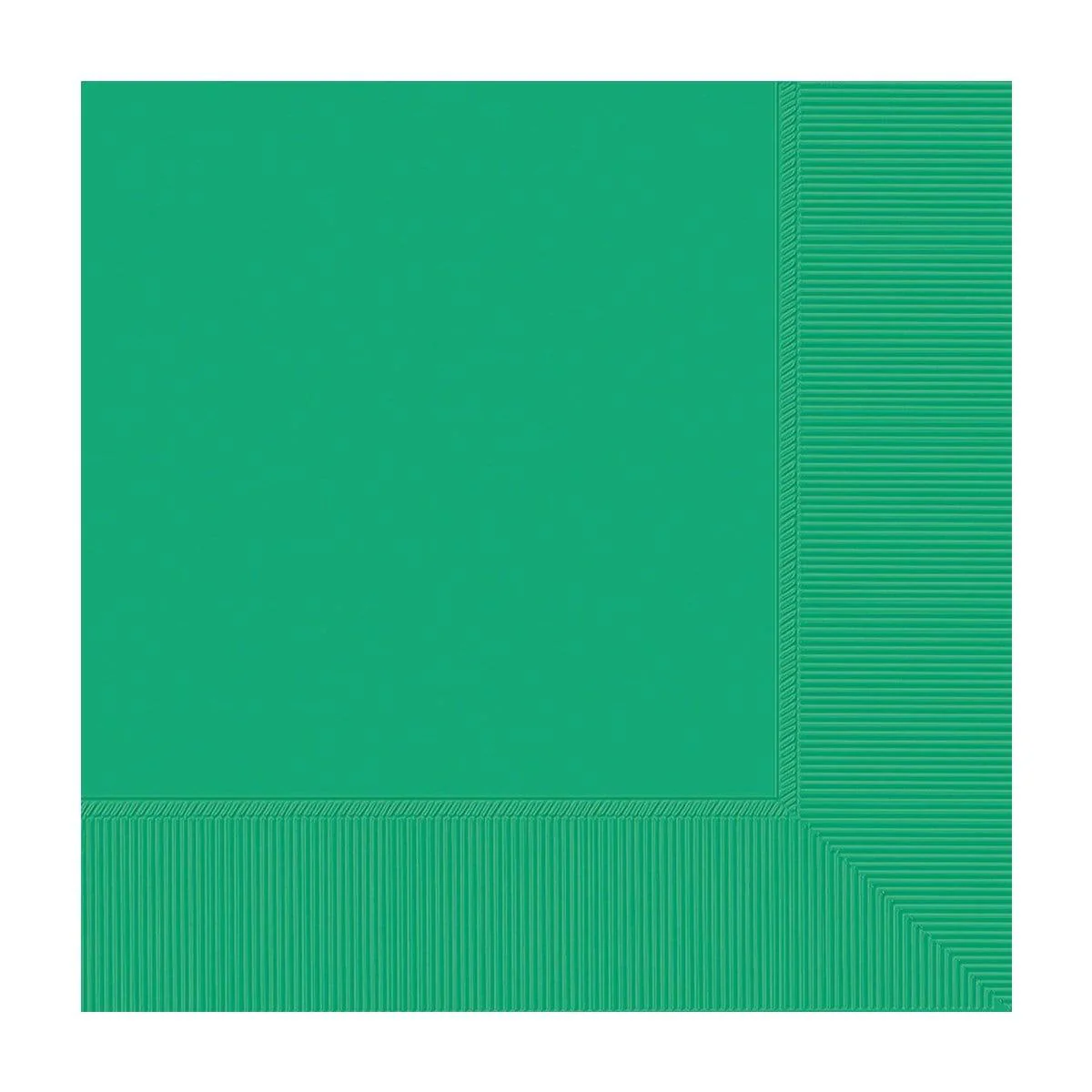 Festive Green Beverage Napkins, 40 Count