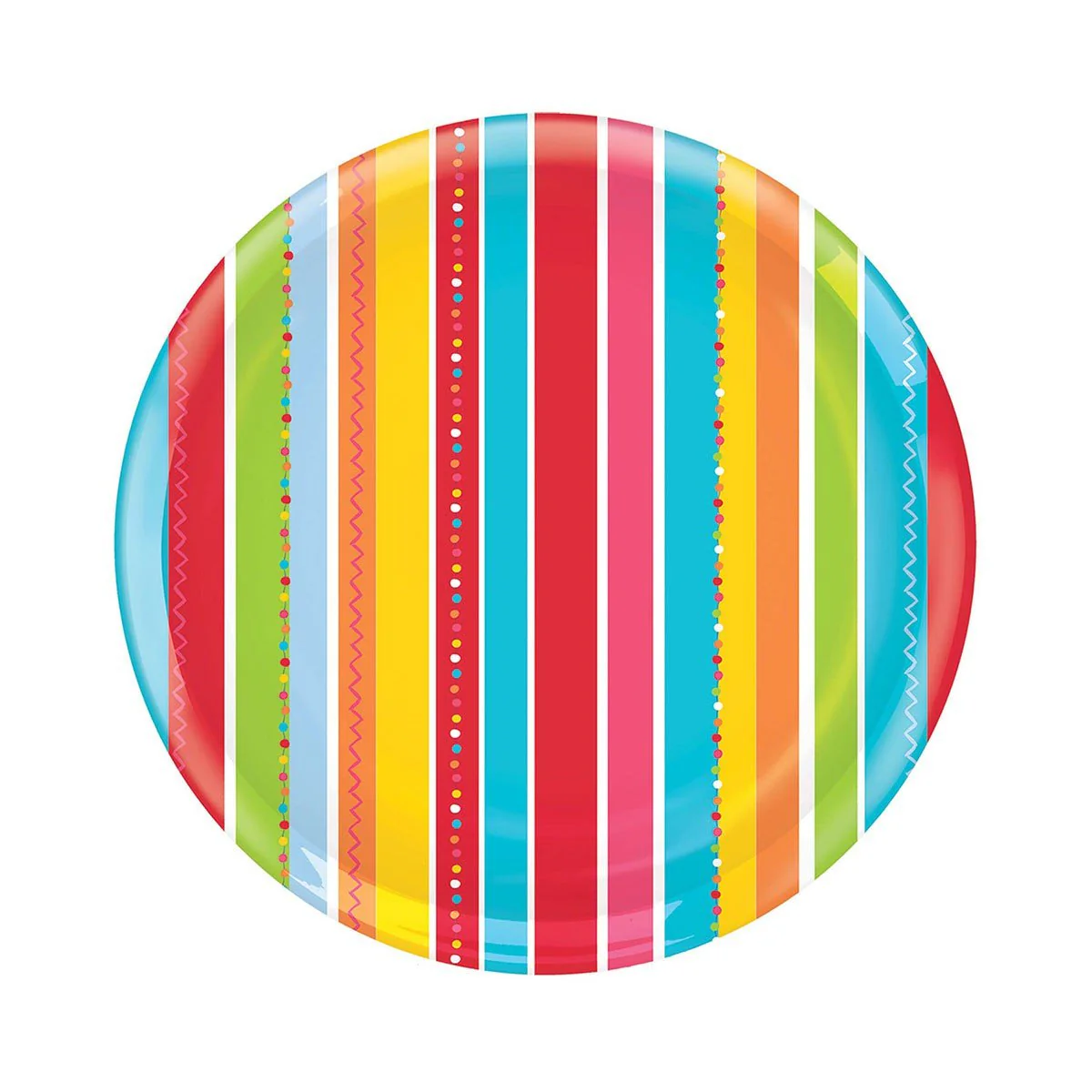 Fiesta Round Plastic Platter, 13 Inches, 1 Count