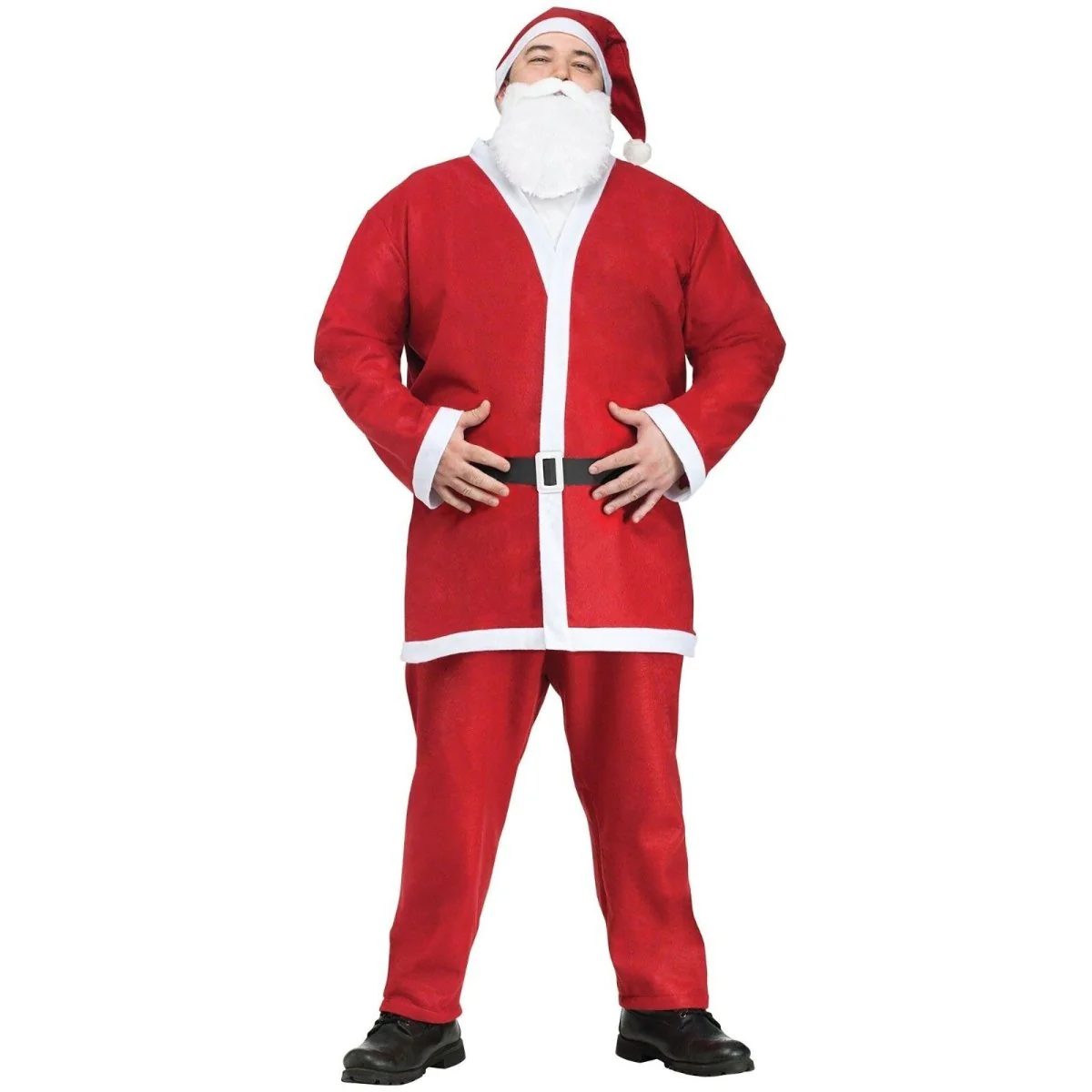 Flannel Santa Costume for Adults - Image 2