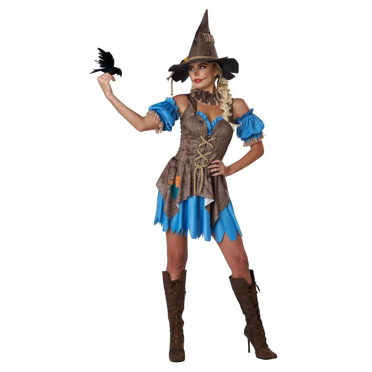 Flirty Scarecrow Costume for Adults