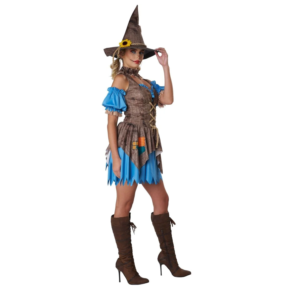 Flirty Scarecrow Costume for Adults - Image 6