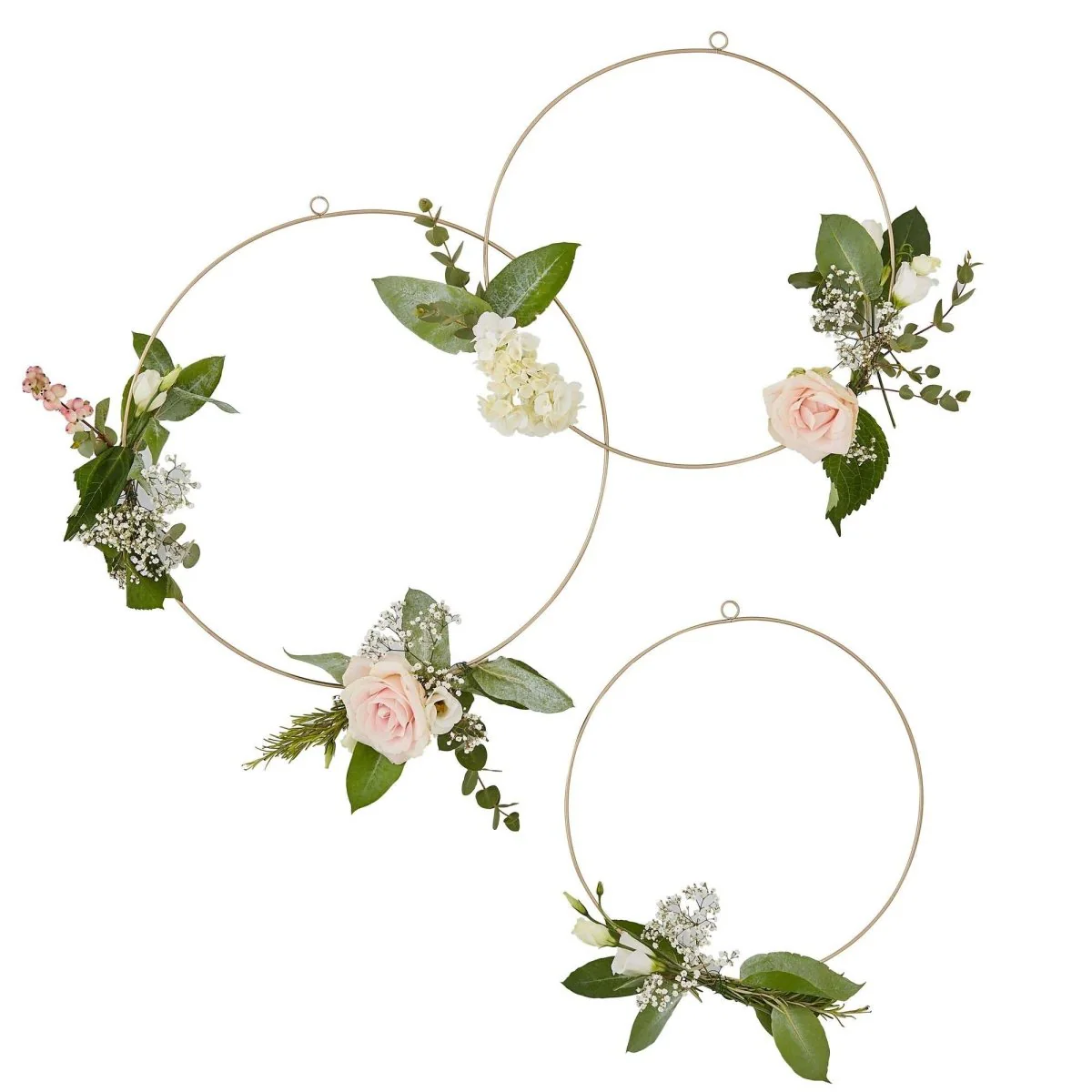 Floral Hoops, 3 Count - Image 2