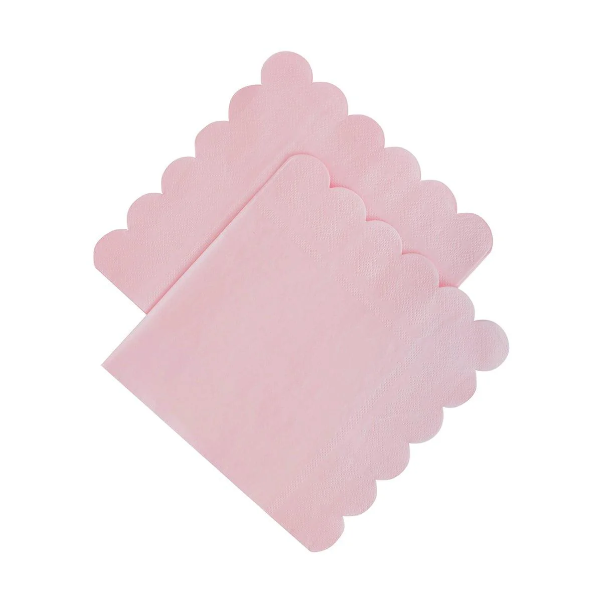 Flower Edge Light Pink Lunch Napkins, 16 Count - Image 2