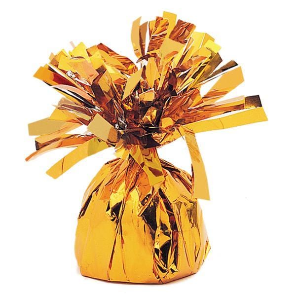 Orange Foil Balloon Weight