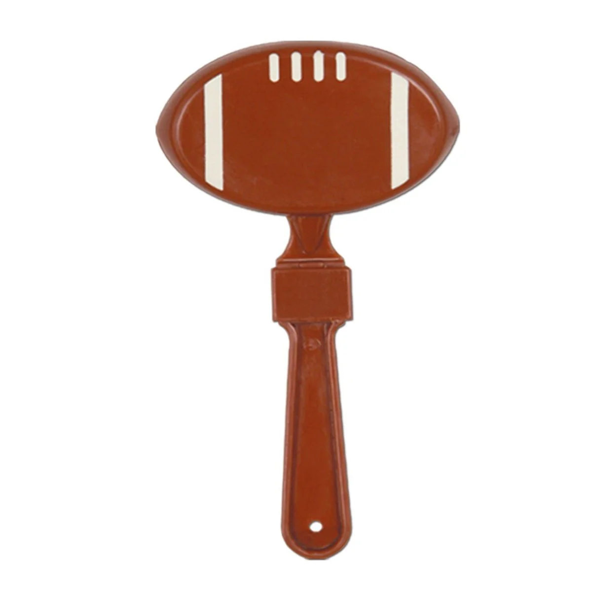 Football Clapper, 7 Inches, 1 Count